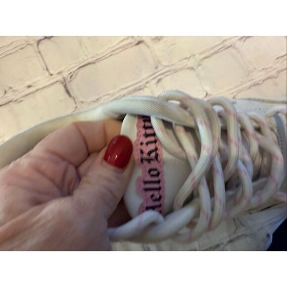 Bershka Hello Kitty Size 38 Platform Sneakers White Kawaii Whimsigoth E-Girl Y2K - Picture 13 of 15
